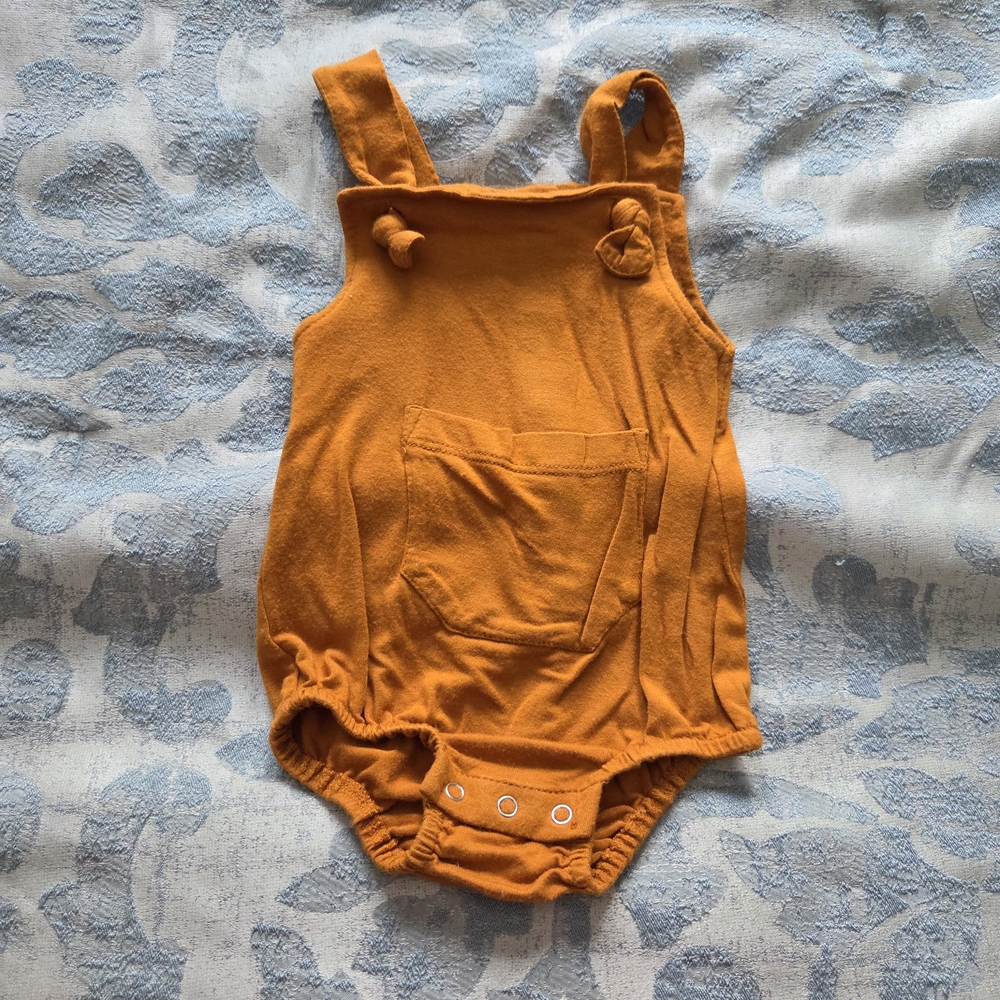 Kate Quinn Orange Kids One Piece Bodysuit